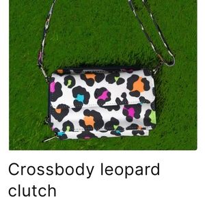 Crossbody leopard Clutch